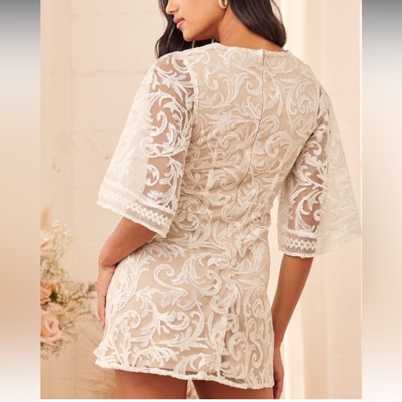 Lulu’s White Bridal Dress - Picture 2 of 16